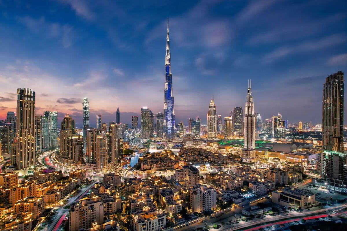 Dubai Skyline with Burj Khalifa - Premium Real Estate Investment Opportunities